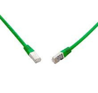 Solarix 10G patch kabel CAT6A SFTP LSOH 2m zelený non-snag-proof C6A-315GR-2MB