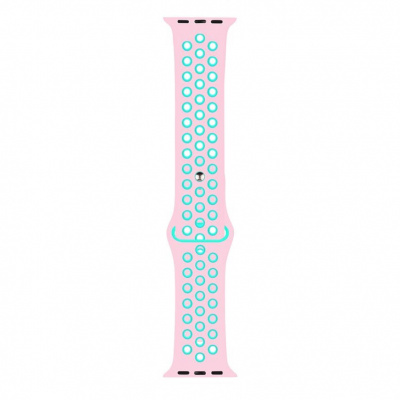 RhinoTech sportovní řemínek pro Apple Watch 42 / 44mm Růžovo-zelená