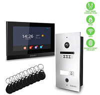 EVOLVEO DoorPhone ID-1, 2drátový videotelefon s RFID, otiskem prstu a podporou ONVIF kamer