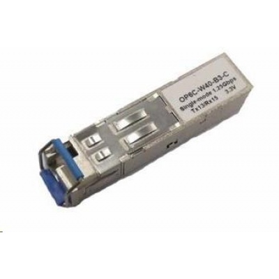 SFP WDM transceiver 1,25Gbps, 1000BASE-BX10, SM, 10km, TX 1550nm, LC simp., 0 až 70°C, 3,3V, Cisco komp., DMI