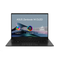 ASUS NTB Zenbook 14 (UM3406KA-OLED282W), AI 5 340, 14" 1920x1200 OLED, 32GB, 1TB SSD, Radeon, W11 Home, Jade Black
