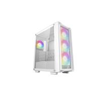 DEEPCOOL Case CG580 WH, ATX, Průhledná bočnice, bílá