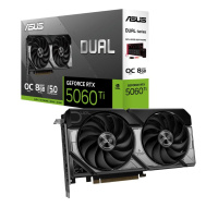 ASUS VGA NVIDIA GeForce RTX 5060 Ti DUAL OC 8G, 8GB GDDR7, 3xDP, 3xHDMI
