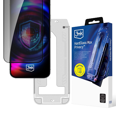 3mk tvrzené sklo HardGlass Max Privacy pro Apple iPhone 16 Pro/ 17