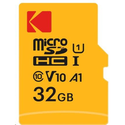 Kodak paměťová micro SD karta 32GB U1 V10 w/adapter