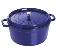 Staub La Cocotte litinový kulatý hrnec, 8.35 l, modrá