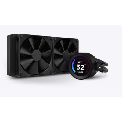 NZXT vodní chladič Kraken 240 ELITE / 2x120mm fan / 4-pin PWM / LCD disp. / 6 let