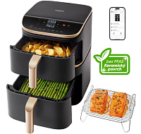 Cosori Turbo Tower Pro chytrá horkovzdušná fritéza 10,8l černá