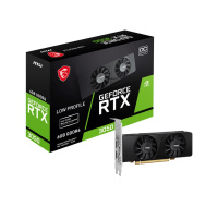 BAZAR - MSI VGA NVIDIA GeForce RTX 3050 LP 6G OC, 6G GDDR6, 1xDP, 2xHDMI - Po opravě (Bez příšlušenství)