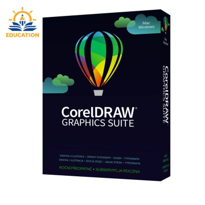 CorelDRAW Graphics Suite Education 365 dní obnovení pronájemu licence (51-250) (Windows/MAC)