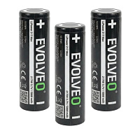 EVOLVEO LiPower 217 Max 5000 – Li-ion baterie 21700 (3.7 V / 5000 mAh) 3 ks