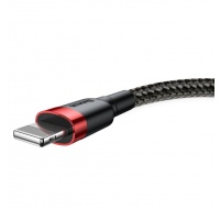 Baseus Cafule nabíjecí / datový kabel USB na Lightning 1,5A 2m, červená-černá