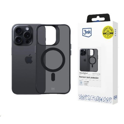 BAZAR - 3mk Smoke MagCase pro Apple iPhone 15 Pro Max - Poškozený obal (Komplet)