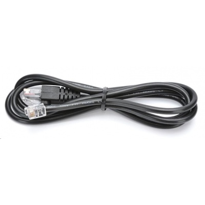 Virtuos kabel 10P10C-4P4C-12V pro pokladní zásuvky,černý