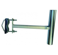 Držák antény na stožár nebo zeď, polohovatelný, galvanický zinek, délka 25cm