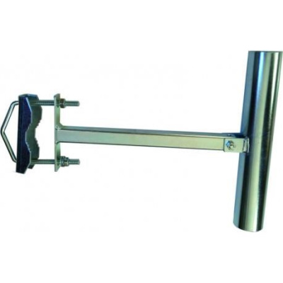 Držák antény na stožár nebo zeď, polohovatelný, galvanický zinek, délka 25cm