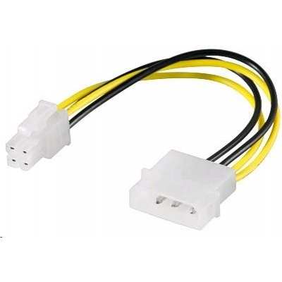 PREMIUMCORD Kabel napájecí interní 1x 5,25" - 1x P4 4pin