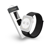 RhinoTech řemínek Magic Tape pro Apple Watch 42/44/45/49mm černá