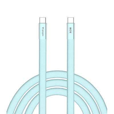 VERBATIM Kabel Sync & Charge SoftTouch USB-C, 60W, 120cm, modrá