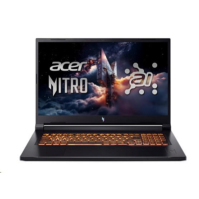 ACER NTB Nitro V 17 AI (ANV17-41-R0CS),Ryzen 7 260,17.3"FHD,16GB,1TB SSD,RTX 5060,Linux,Black
