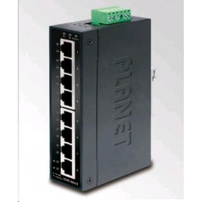 Planet switch IGS-801T, průmysl.verze 8x10/100/1000, DIN, IP30, -40 až 75°C, 12-48V