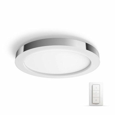 PHILIPS Adore Stropní svítidlo, Hue White ambiance,  230V, 1x40W integr.LED, Chrom (3418411P6)