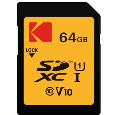 Kodak paměťová SD karta 64GB UHS-I U1 V10 Premium