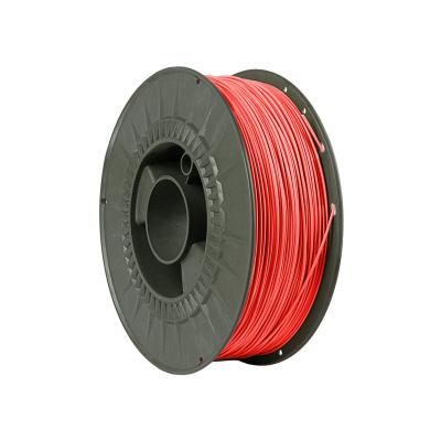 C-TECH Tisková struna (filament) ESSENTIAL LINE, PLA, červená, 1,75mm, 1kg