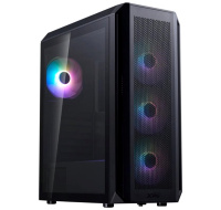 BAZAR - ADATA XPG case VALOR AIR PLUS Mid-Tower, bez zdroje, 4x 120mm Fan, Černá - Poškozený obal (Komplet)