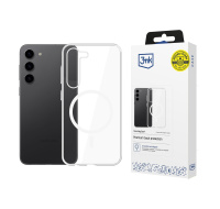 3mk ochranný kryt Clear MagCase pro Samsung Galaxy S23+