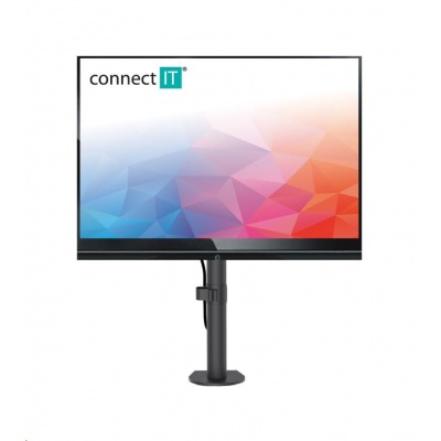 CONNECT IT SingleArm stolní držák na 1 monitor, ČERNÝ