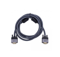 WG Kabel VGA (male) to VGA (male) / 2m / nylon braided / aluminum housing / HD