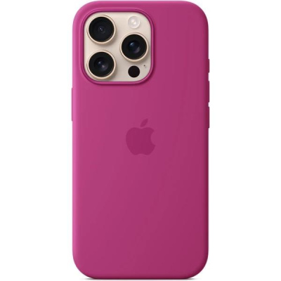 APPLE iPhone 16 Pro Silicone Case with MagSafe - Fuchsia