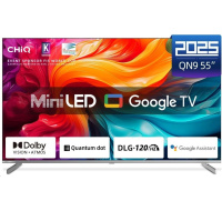 CHiQ M55QN9V TV 55", UHD MiniLED Google TV DLG 120 Hz