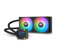THERMAL TAKE Vodní chladič LA240-S ARGB, 2x120mm ARGB, LGA1851, AM5, černá
