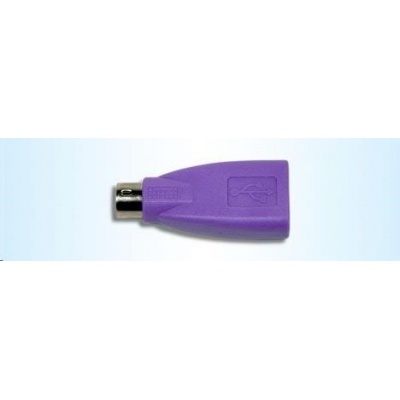 CHERRY adaptér USB na PS/2, fialová