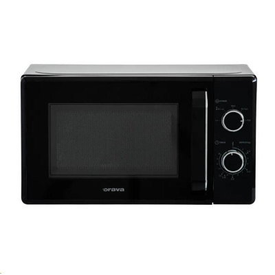 Orava Miwa-1B mikrovlnná trouba 700 W, 20 l, otočný talíř s průměrem 25,5 cm, černá