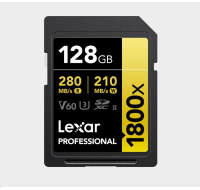 Lexar SDXC Pro 1800x U3 UHS-II R280/W210 (V60) 128GB