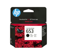 BAZAR - HP 653 Black Original Ink Advantage Cartridge (360 pages) - Poškozený obal (Komplet)