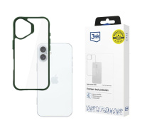 3mk ochranný kryt Satin Armor Case+ Green pro Apple iPhone 16 Plus