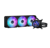 ASUS vodní chladič CPU AIO ROG STRIX LC III 360 ARGB LCD, 3x120mm, LCD Displej, LGA1851, AM5, černá