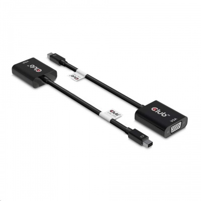 Club3D adaptér aktivní Mini DisplayPort na VGA