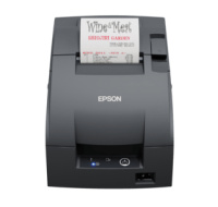 Epson TM-U220IIB, ERC38B, cutter, RS232, dark grey