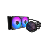 Cooler Master vodní chladič MasterLiquid Atmos II Pixel LED, 2x120mm, LGA1851, AM5, černá