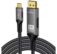 PremiumCord kabel USB-C na DisplayPort DP1.4   8K@60Hz a 4k@120Hz  2m
