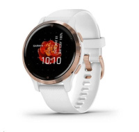 BAZAR - Garmin GPS sportovní hodinky Venu2S Rose Gold/White Band, EU - použité (pouze hodinky)