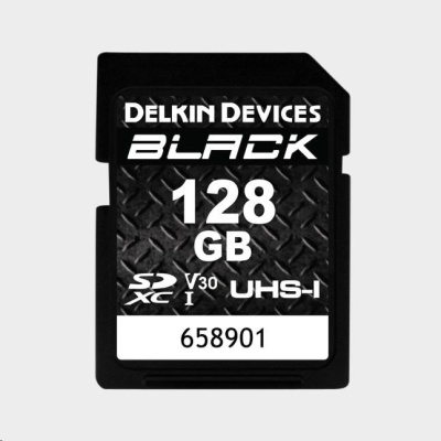 Delkin SDXC BLACK Rugged UHS-I R90/W90 (V30) 128GB