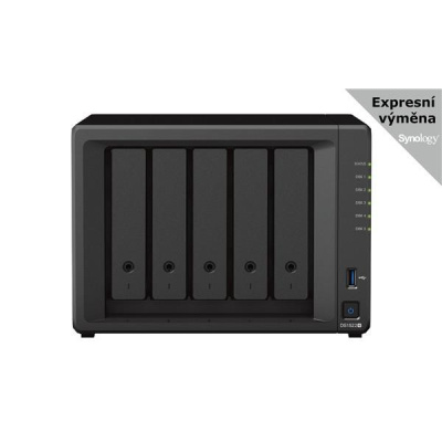 Synology DS1522+ DiskStation (2C/RyzenR1600/2,6-3,1GHz/8GBRAM/5xSATA/2xM.2/2xUSB3.2/4xGbE/1xPCIe)