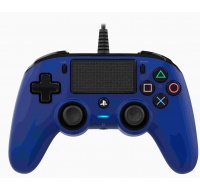 Nacon Wired Compact Controller - ovladač pro PlayStation 4 - modrý