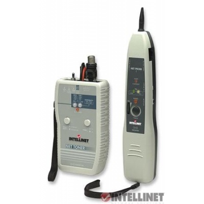 Intellinet Cable Tester, Net Toner and Probe Kit, Tone Generator, RJ45, RJ12